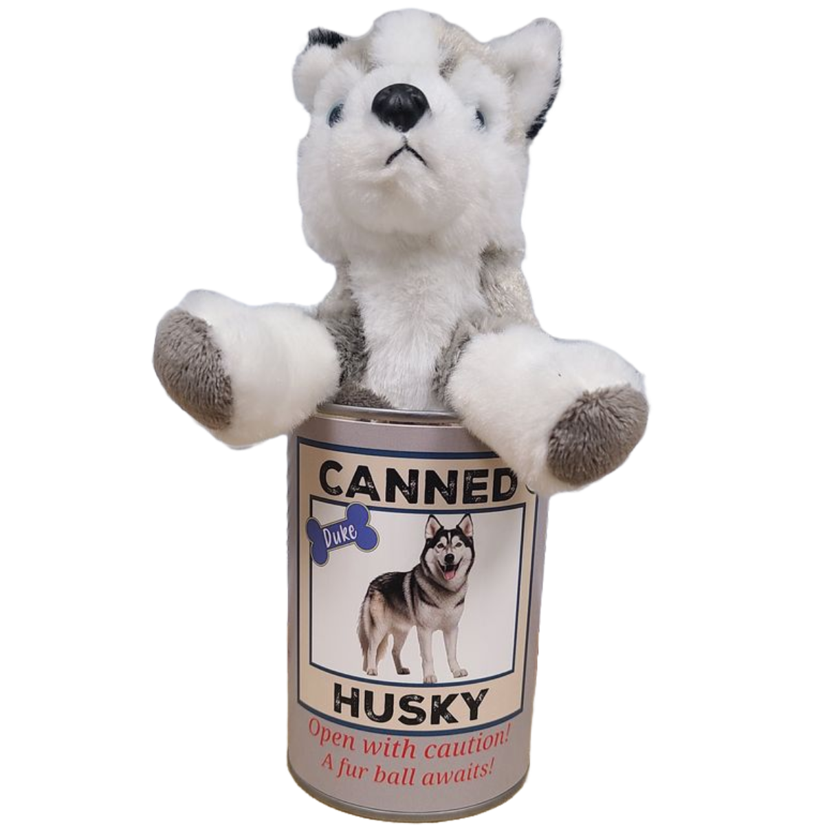 Canned Gifts - Wholesale Stuffed/Plush Toy - Kids & Baby - Canned Husky | Stuffed Animal Dog Plush w/Jokes Unique Gift3