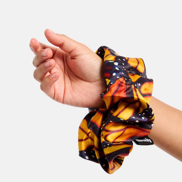CHUNKS - Wholesale Scrunchie - Women's - Silk Scrunchie in Large Monarch2
