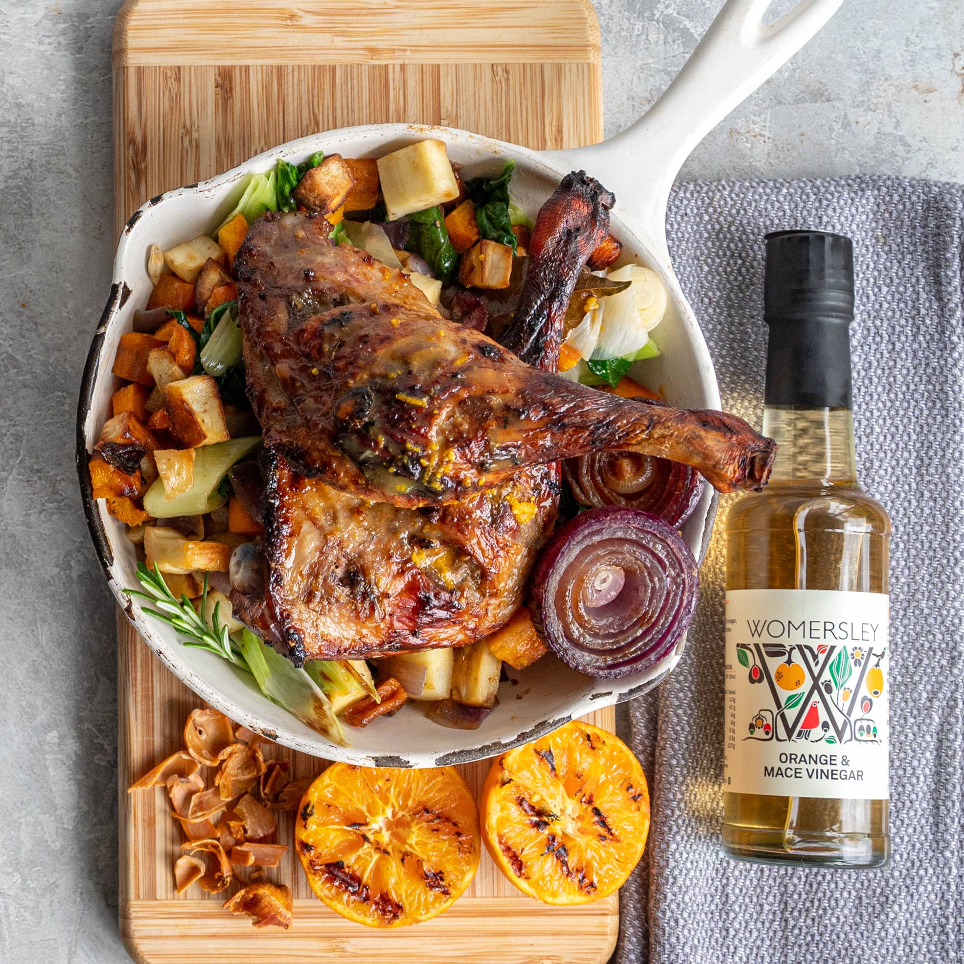 Womersley Foods - Wholesale Vinegar - Orange & Mace Vinegar / Orange & Mace Vinegar Salad Dressing1