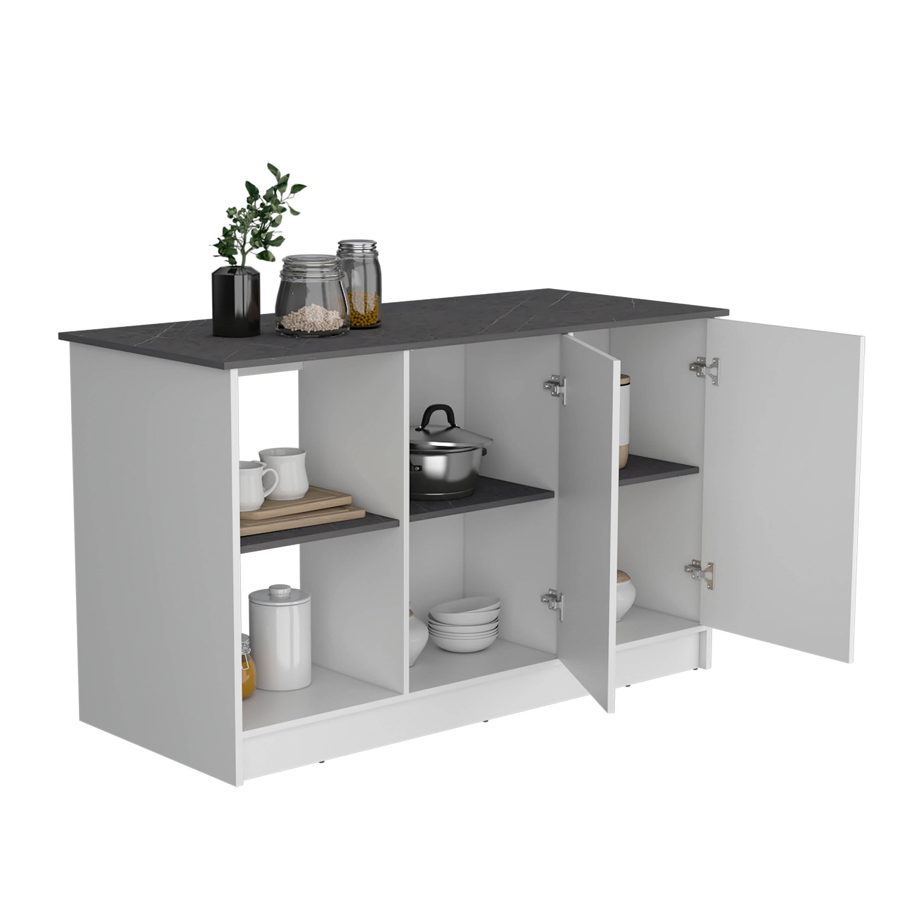 TUHOME FURNITURE - Vendita all'ingrosso Contenitori/Organizer da cucina - Isola da cucina Juniper29