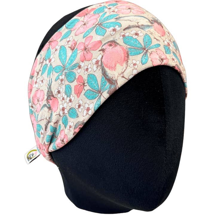 Apple Blossom Robins Stretch Headband for wholesale by The Sassy Olive Handmade Headbands