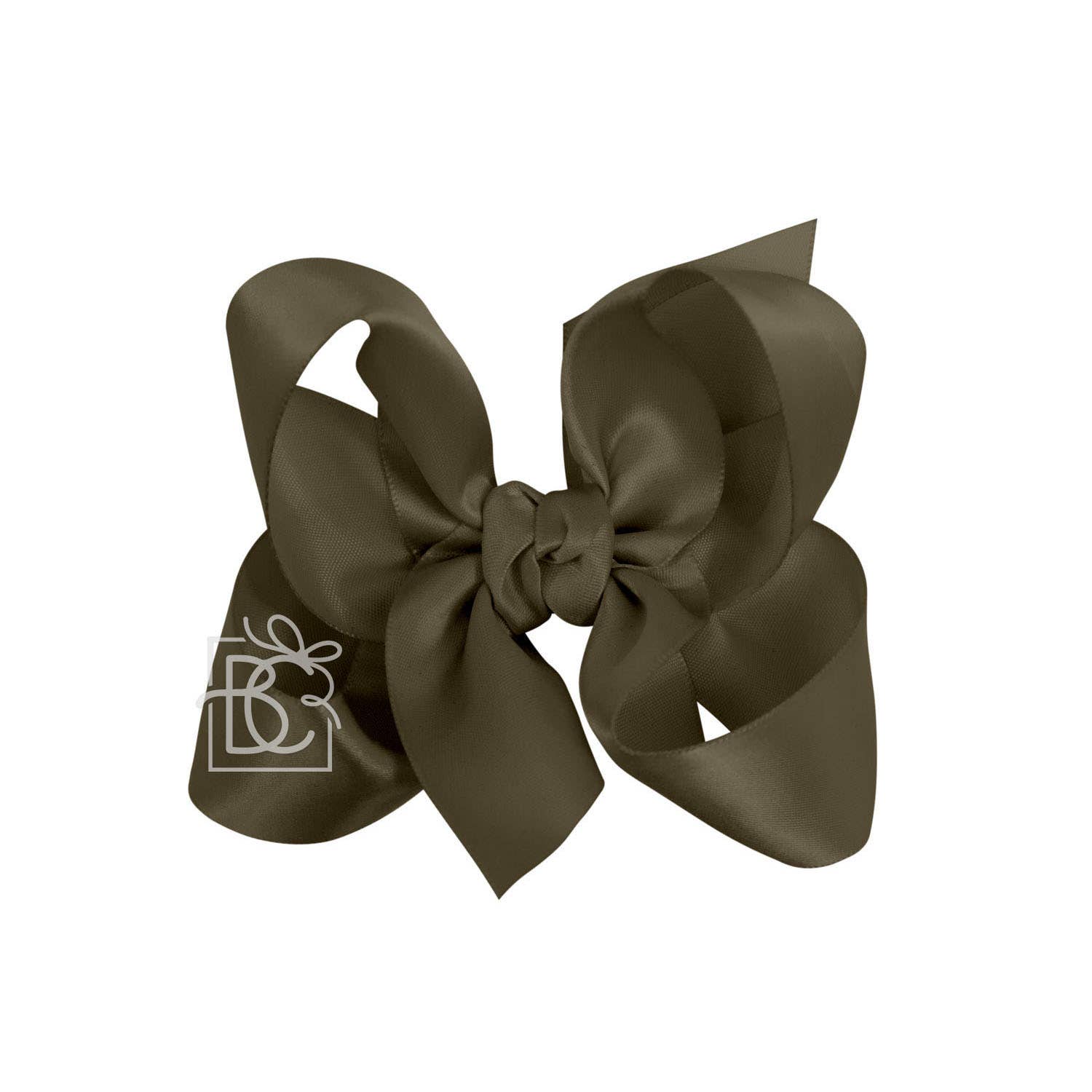 Beyond Creations, LLC - Wholesale Hair Bow - Kids - SATIN BOW ON CLIP285