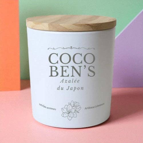 CocoBen's - Wholesale Jar/Filled Candle - Grasse-scented candle - Japanese Azalea - 200ml1