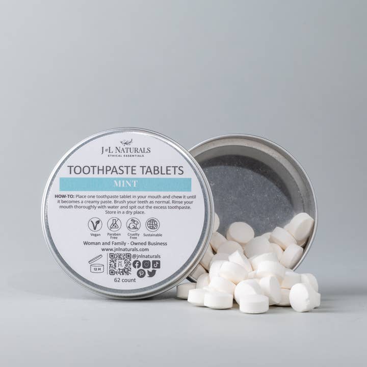 J&L Naturals - Wholesale Toothpaste - Toothpaste Tablets
