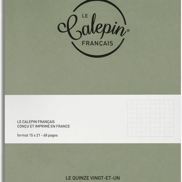 LE CALEPIN FRANCAIS - Vente Cahiers - Carnet Naturel 15x21cm