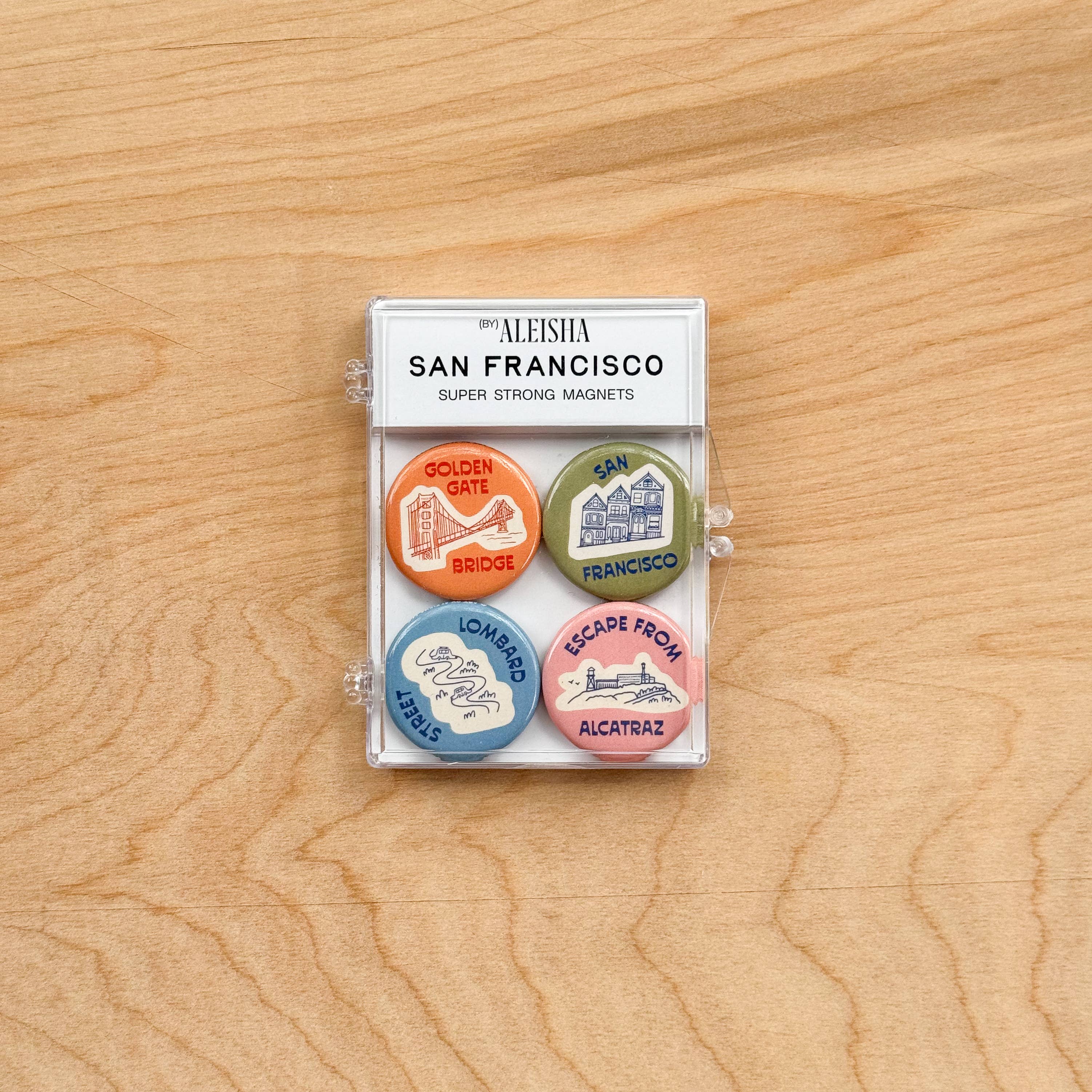 By Aleisha - Wholesale Magnet - San Francisco Icons Magnet Set