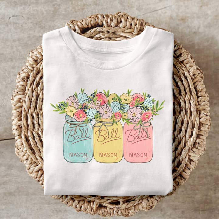 Ball Flower Mason pour la vente par MidWest Tees