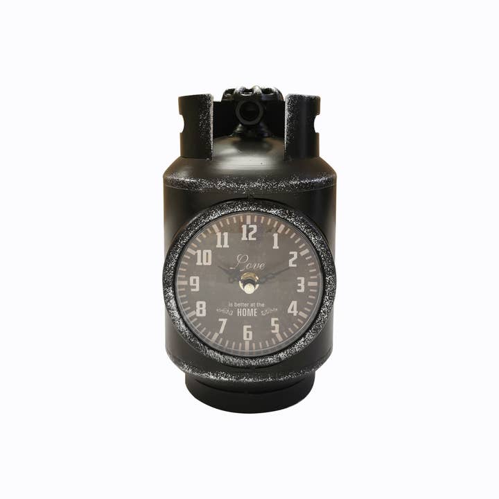 Vintage Propane Tank Clock for wholesale by Boxman