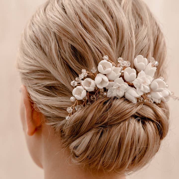 Heirloom Bridal Company - Wholesale Hair Accessories Set - Women's - Porcelain Hair Pieces0
