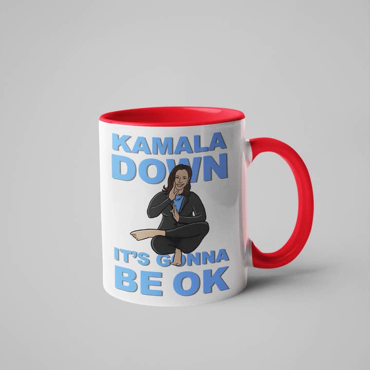 Calm Down Caren – Engroshandel Kaffekrus – Kamala Down, det bliver okay - Biden/Harris 2020 Kaffekrus