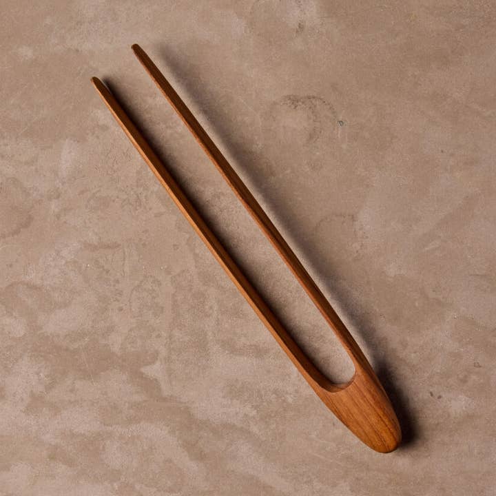 Teak Tong, Small for wholesale by Be Home US