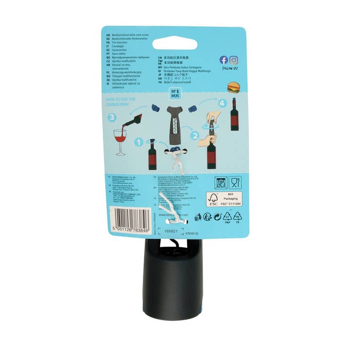 Zenker - Wholesale Bottle/Wine Opener - 4-in-1 Tasty Core Corkscrew8