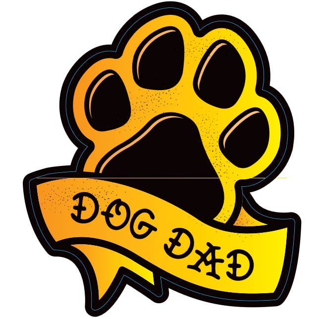 Pittsburgh Dog Dad Sticker for wholesale by Toni Unleashed