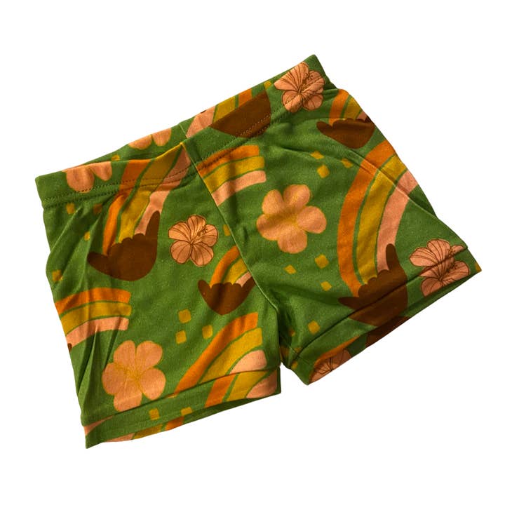 Stretch Shorties - Shaka Rainbow for wholesale by elli-o HAWAII