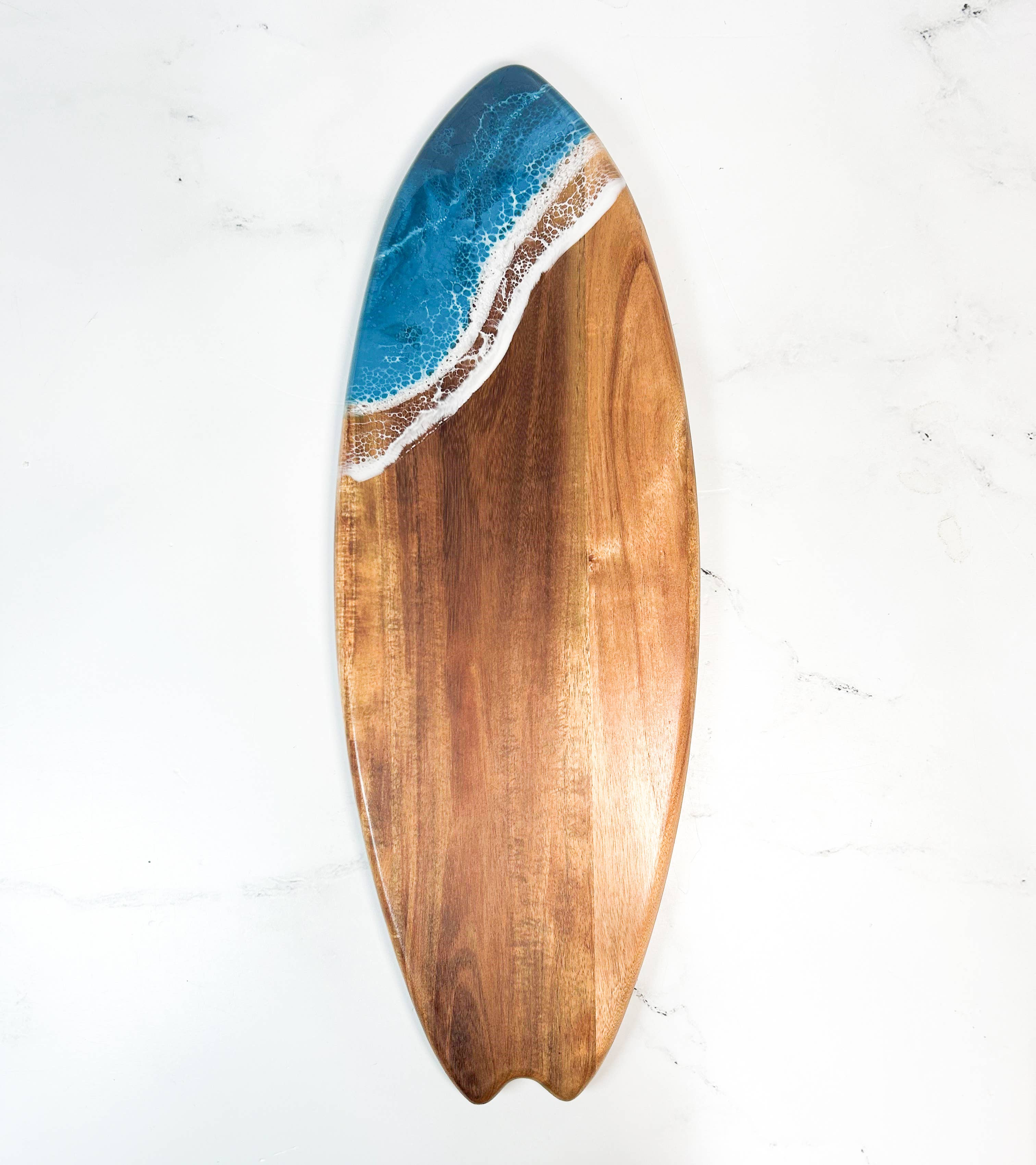 Lynn & Liana Designs - Wholesale Cheese Board - Resin-Accented Surfboard Shaped Charcuterie Board NO TARIFFS8