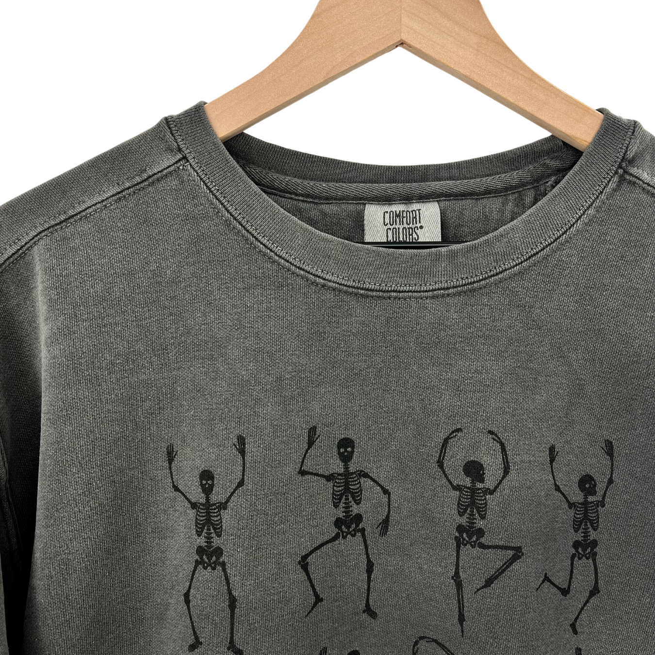 Meg Ann Co. - Wholesale Graphic Sweatshirt - Women's - Dancing Skeleton Crewneck2