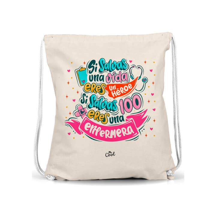 Mochila Saco - Se você salvar uma vida, você é um herói, se você salvar por atacado de STAR WAY, S.L. | MrCool