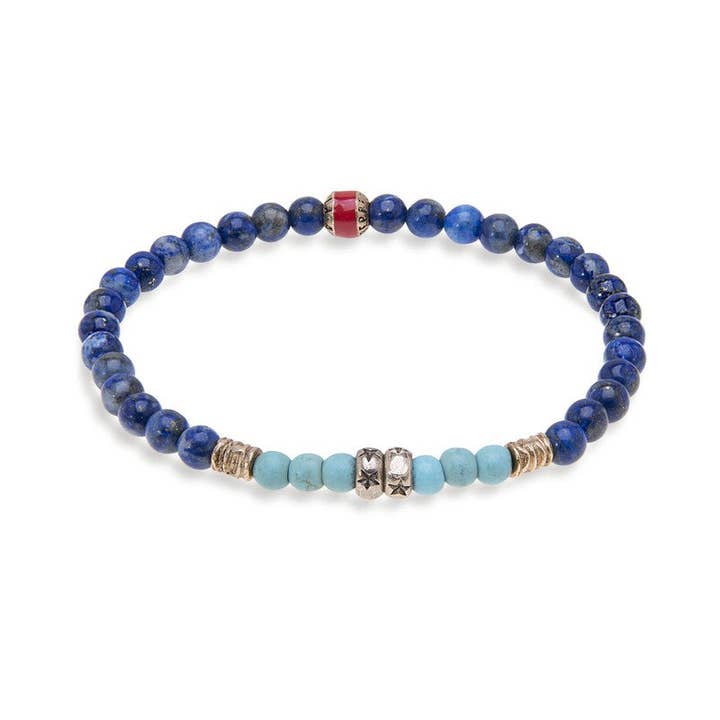 Bracciale Unisex BOMA elastico con perline per la vendita all'ingrosso da parte di PLATADEPALO