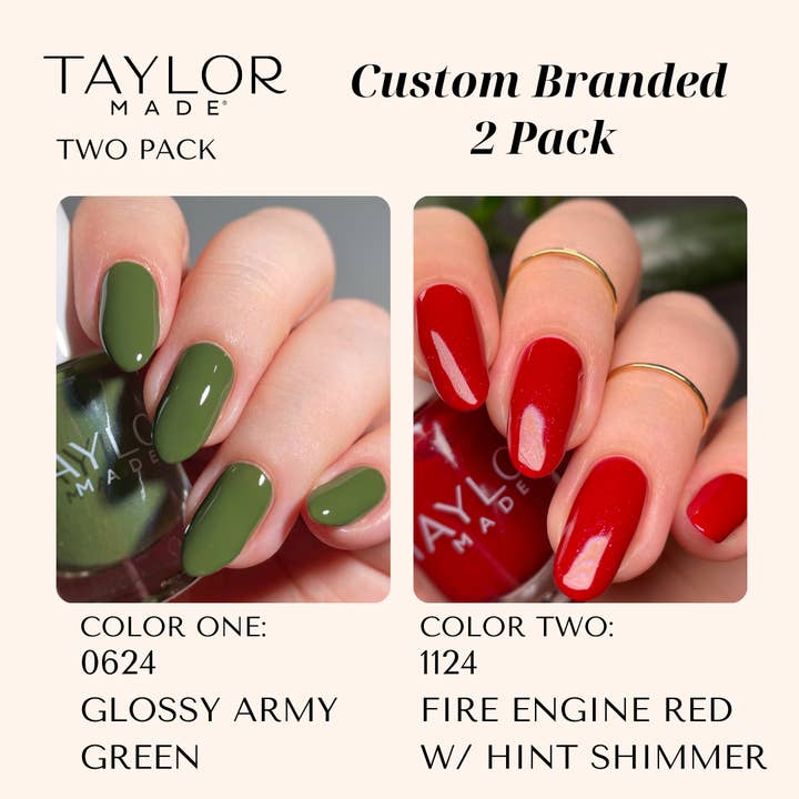 Taylor Made Polish - Vendita all'ingrosso Smalto per unghie - Smalto per unghie personalizzato: confezione da 2 a lunga tenuta + vegano + non tossico92