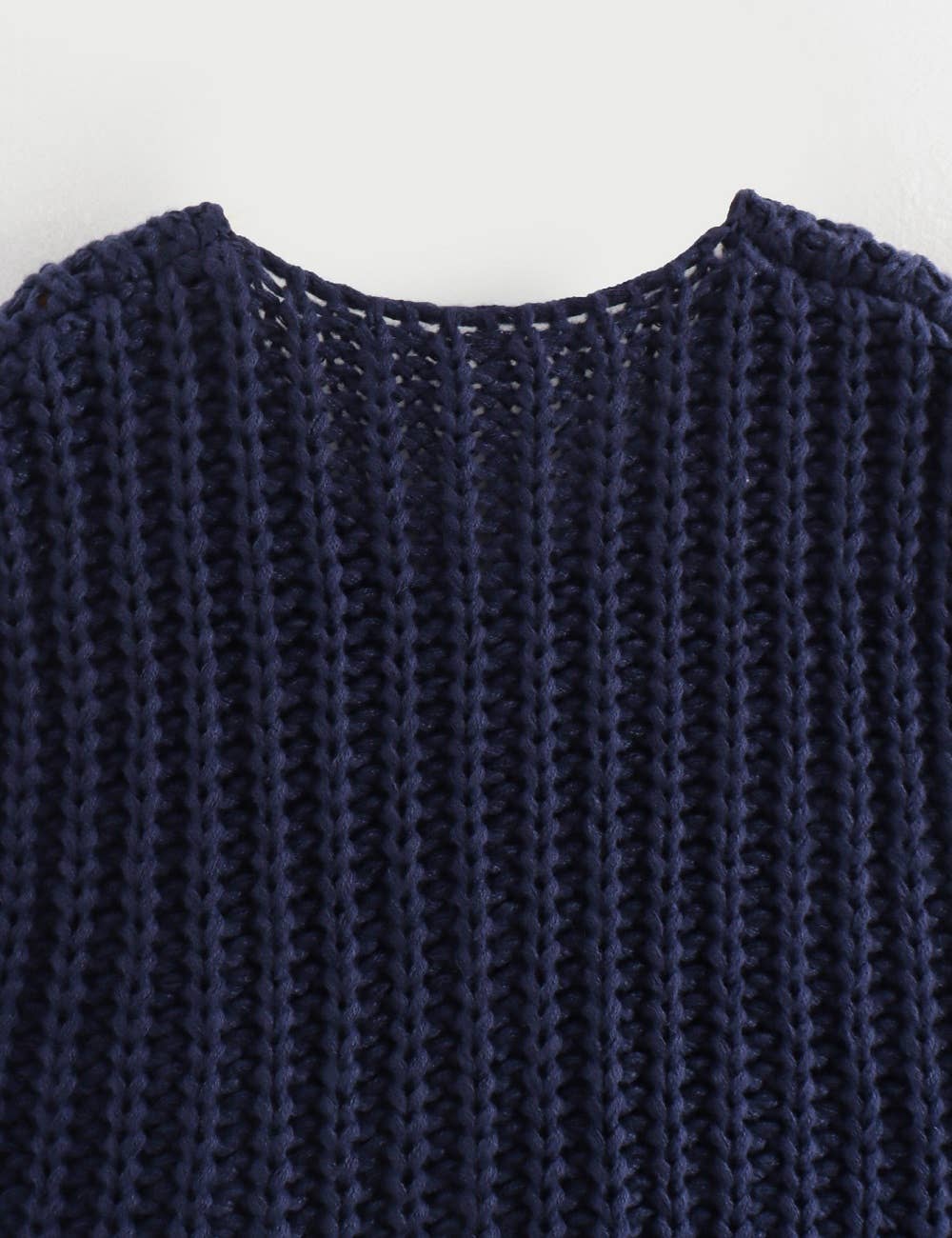 Sweetkama – Engroshandel Strikvest/slipover – Kvinder – Sweetkama damevest med rund hals i ensfarvet strækstof, kort model13