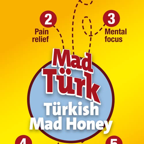 Mad Honey Supply - Wholesale Honey - Wholesale Mad Turk Mad Honey 50 Count Box 275 grams2