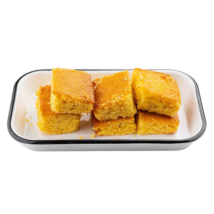 TableCraft Products Company - Wholesale Serving Tray - Canteen Collection Melamine Tray, White/Black, 10.25 x 6"11