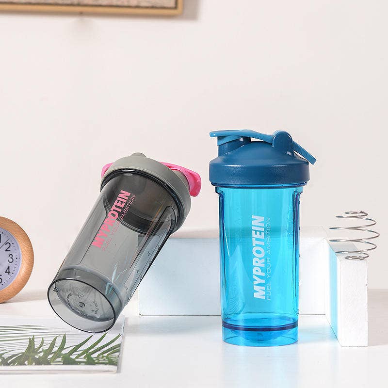 SERENITA - Venta al por mayor Accesorios de deporte - Botella mezcladora de proteína transparente de 700 ml para gimnasio2