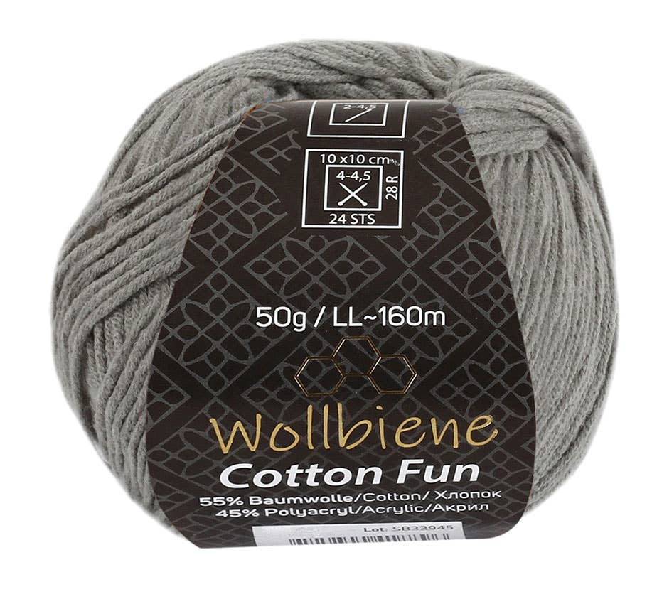Wollbiene - Wholesale Yarn - Cotton Fun all-season wool 50g knitting wool cotton mix22
