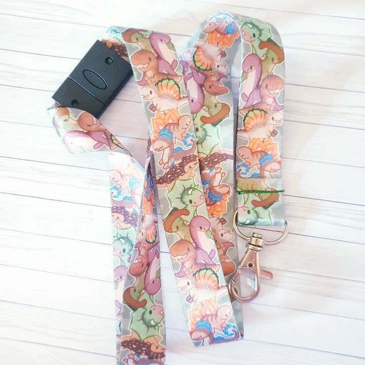 Ellesdoodlebox – wholesale Lanyard – Women’s – Dinosaur Lanyard1
