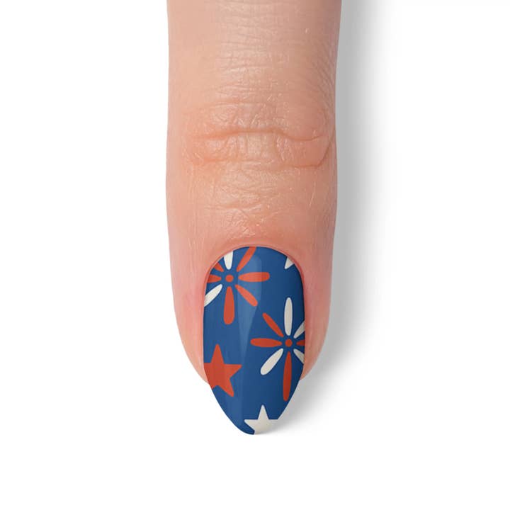 FYNE BODY - Wholesale Press-on/fake nails - Glitter Beam 4th of July Press-On Nails15