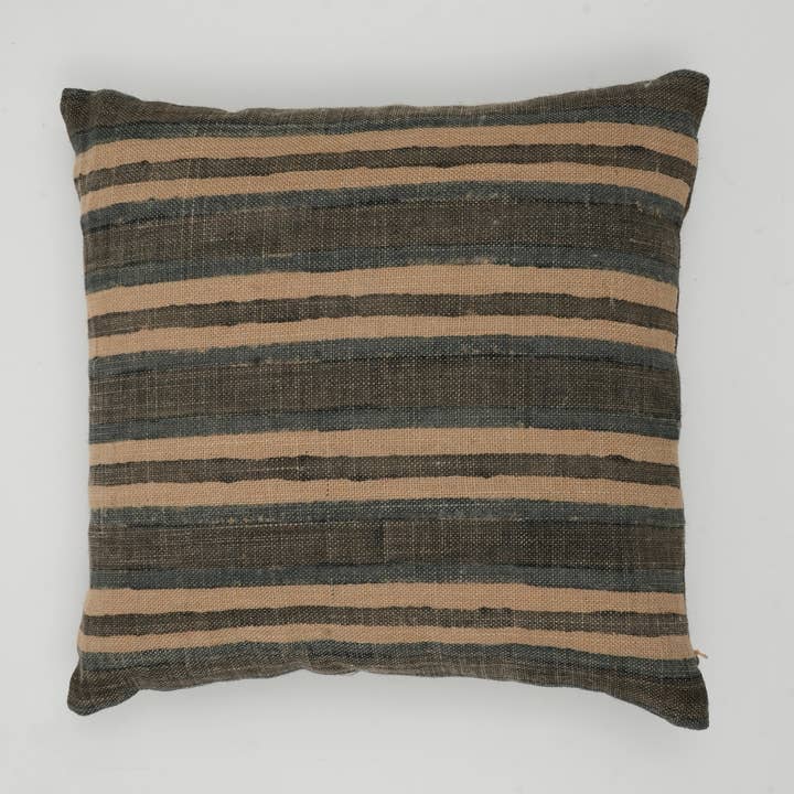 ExpoBazaar - Wholesale Cushion Set - Throw Pillow | Reversible Weave Stripe Pillow | 18x18"2
