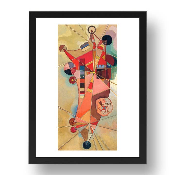Fixed Points 1929 by Wassily Kandinsky, 17x13" Frame for wholesale by PERIOD PRINTS