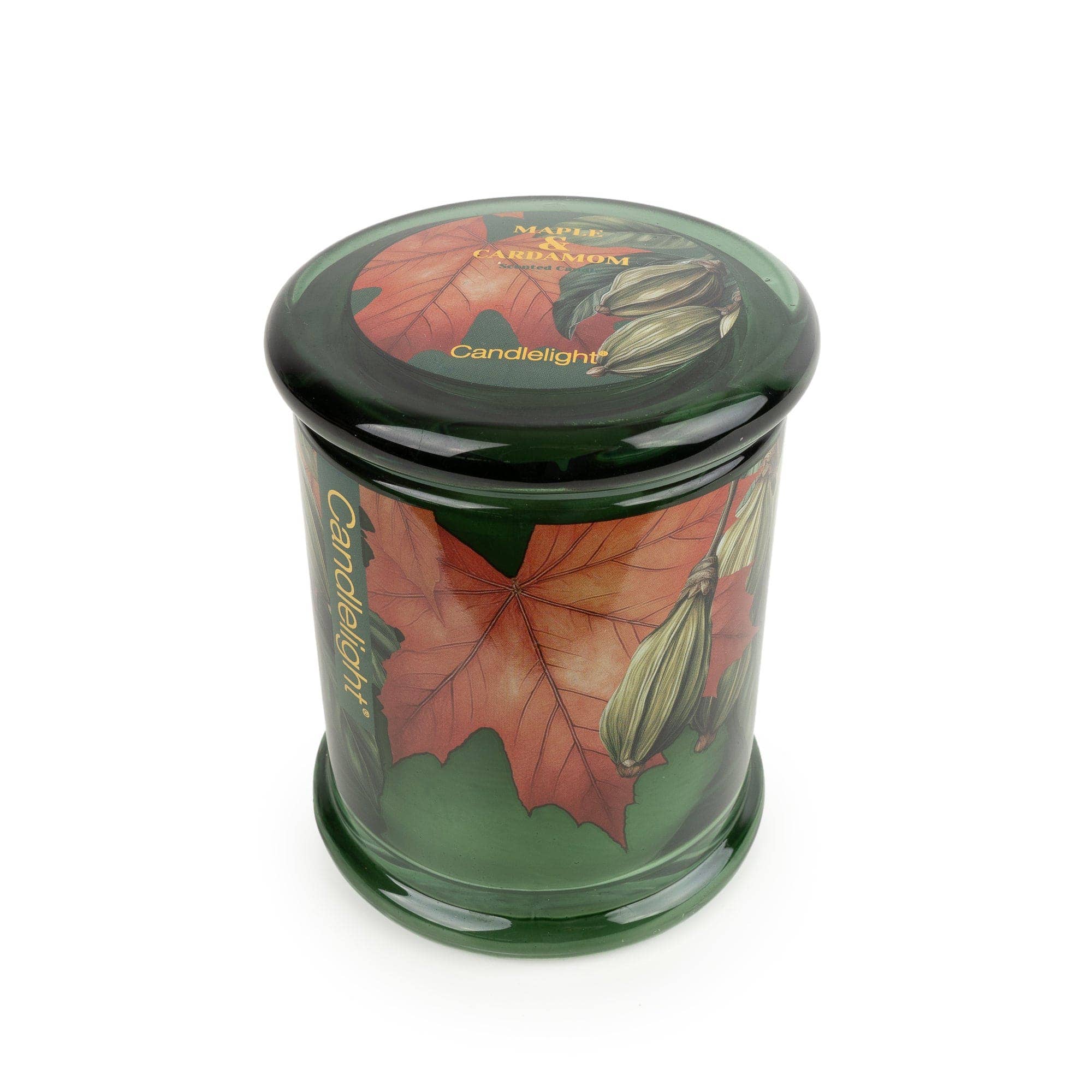 Candlelight Products Ltd – wholesale Jar/filled candle – Large Glass Jar Candle - Maple and Cardamom 6pk1