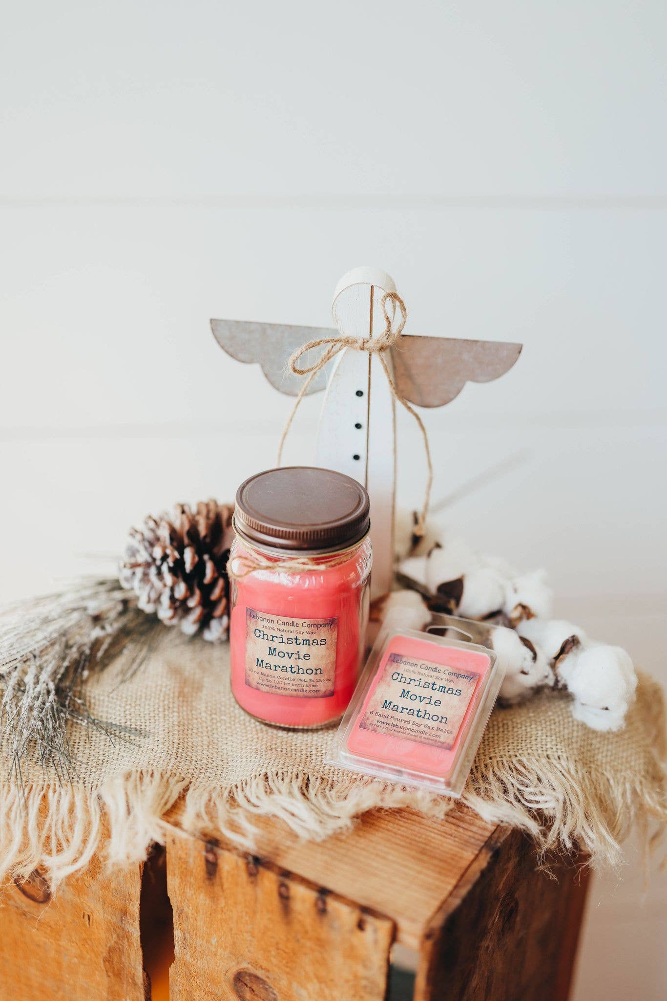 Lebanon Candle Company – wholesale Jar/filled candle – Christmas Movie Marathon Candle3