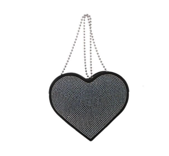 REMOVED BRAND - Wholesale Crossbody Bag - Women's - Valentines Day Fun Fancy Rhinestone Purse Clutches Mixed Lot7