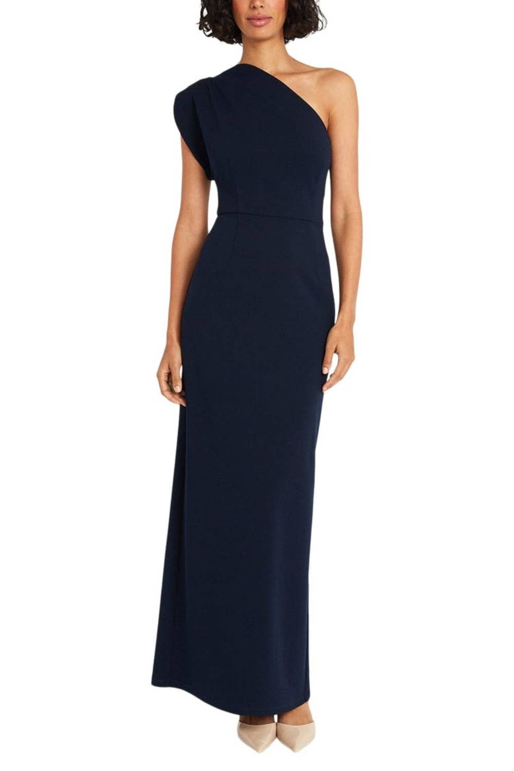 BLAZER BLEU MARINE Robe de soirée fourreau à une épaule Maggy London en vente sur Faire