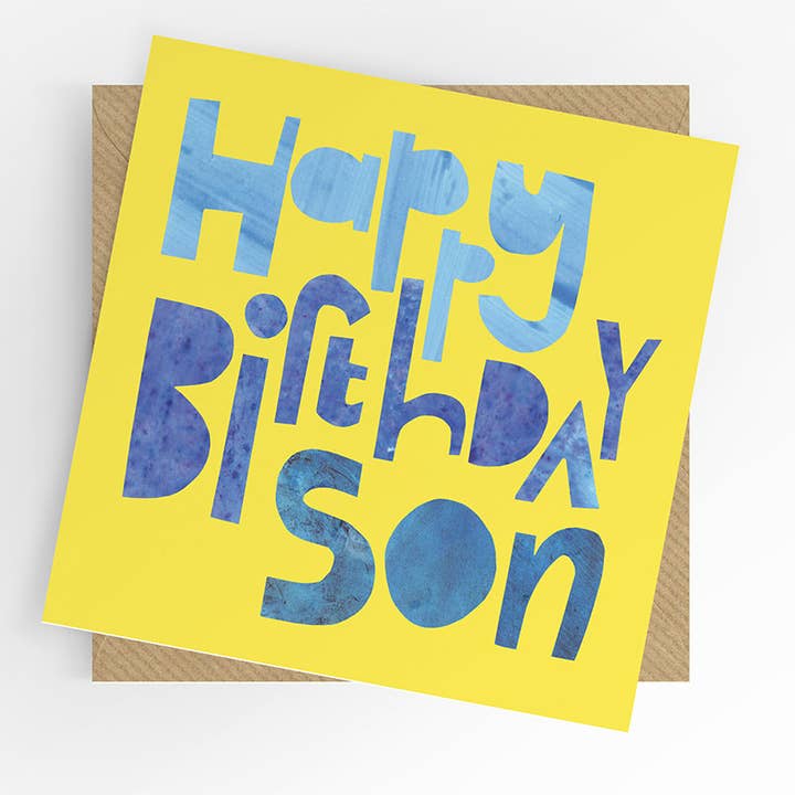 Carte d'anniversaire pour fils pour la vente par Under the Willow Tree