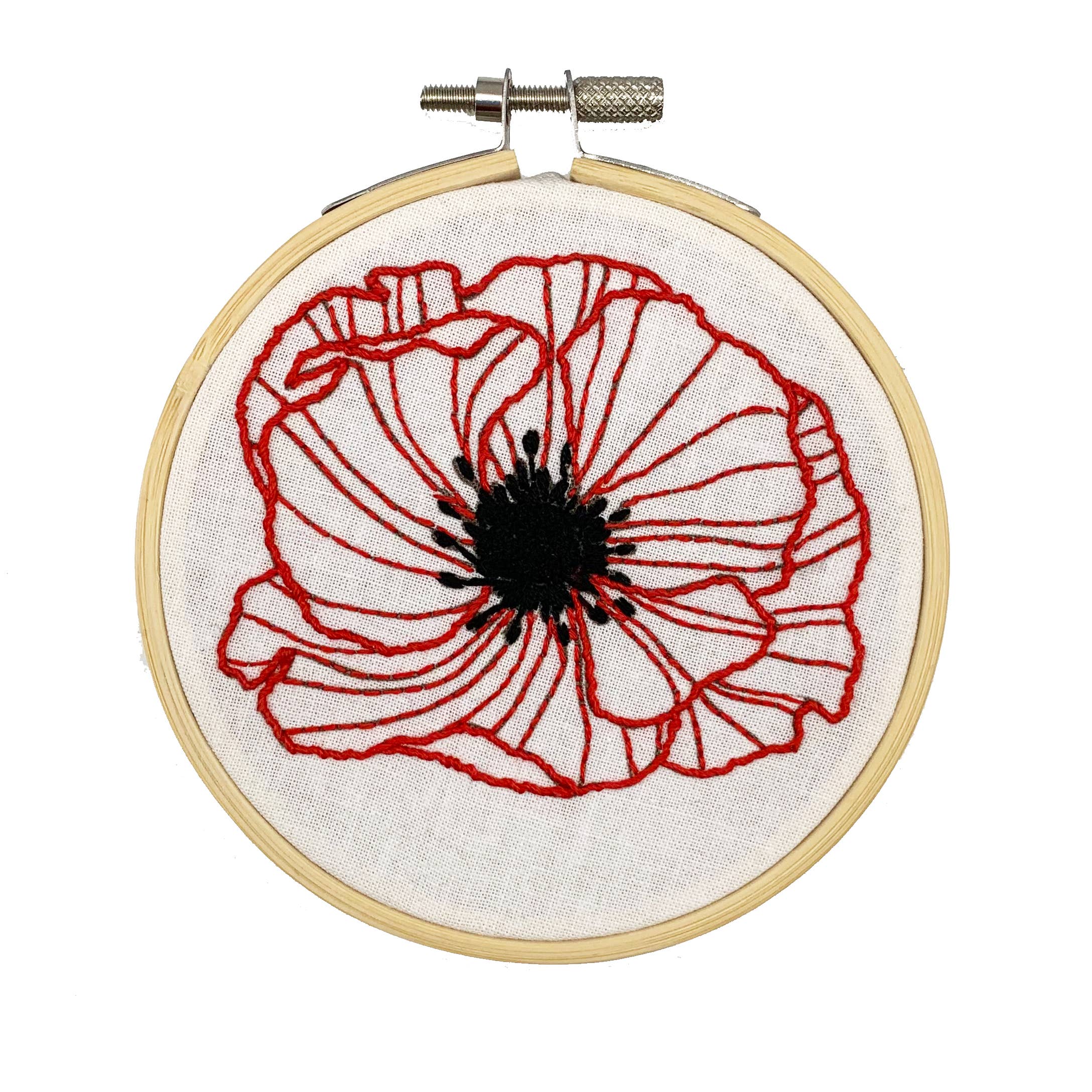 Cinnamon Stitching - Venta al por mayor Material para bordado/punto de cruz - Kit de bordado Poppy Mini1