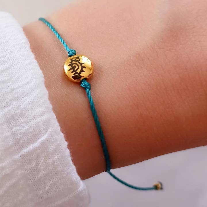 Evil eye bracelet for wholesale by QUEENHANDMADES