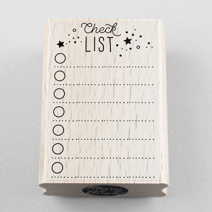 Stempel Checklist 50 x 80 mm für den Großhandel von Merry and Bright