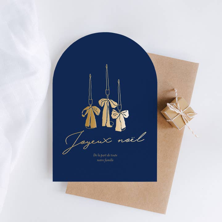 Greeting Card with Arch - Candle in the Night for wholesale by Cotton Bird