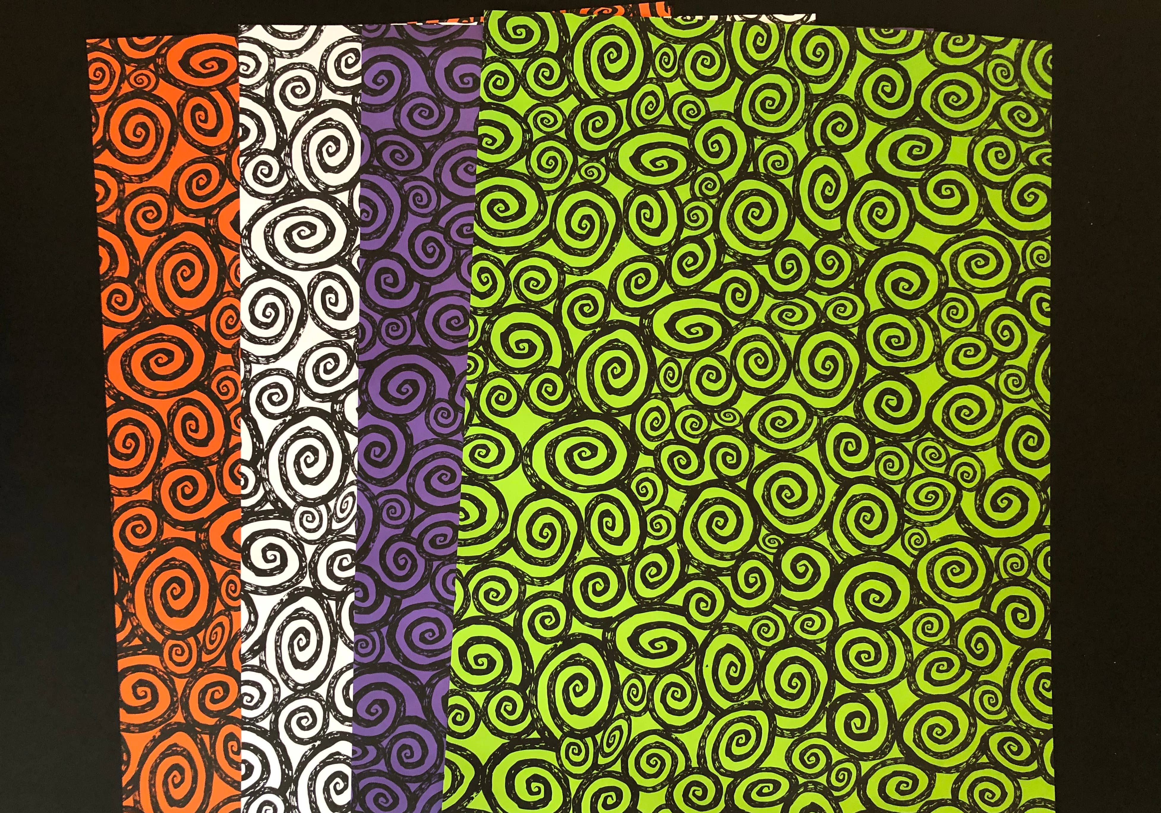 Skelly Paper Co. – Engroshandel Gavepapir – Mareridt Swirled Indpakningspapir6