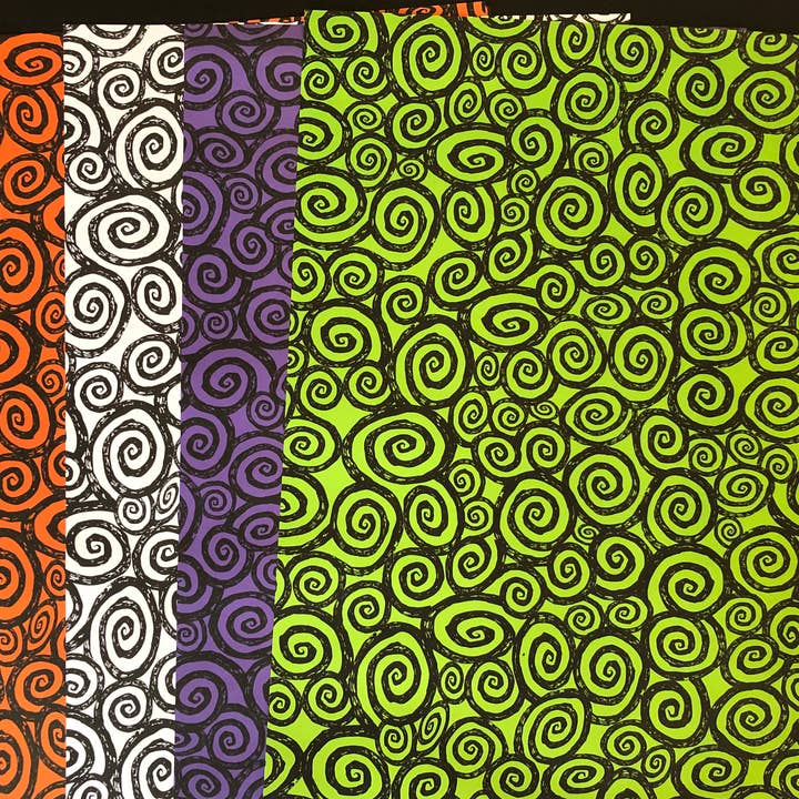 Skelly Paper Co. – Engroshandel Gavepapir – Mareridt Swirled Indpakningspapir6