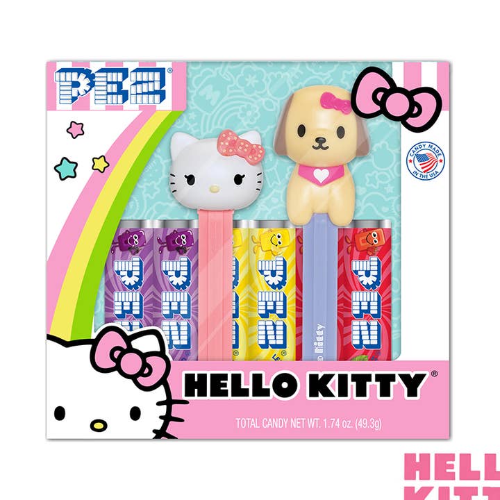 Grandpa Joe's Candy Shop - Wholesale Hard Candy - Hello Kitty Pez Hard Candy Gift Twin Box Set, 12ct0
