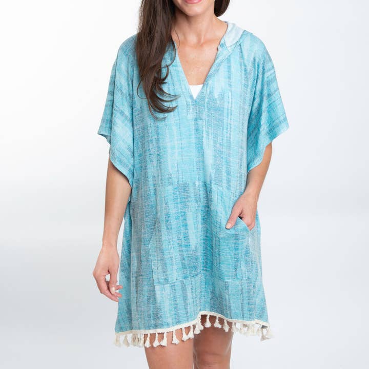 Traje de baño tipo poncho con capucha, talla única, de Naomi para venta al por mayor de Howard's