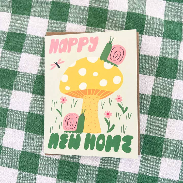 Happy New Home Card for wholesale by Fond Printed Goods