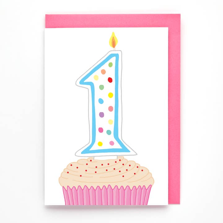 1st Birthday Greeting Card | Kids Birthday Card for wholesale by You've Got Pen On Your Face