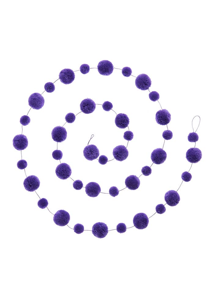 Guirnalda de pompones lila para venta al por mayor de PomPom Galore