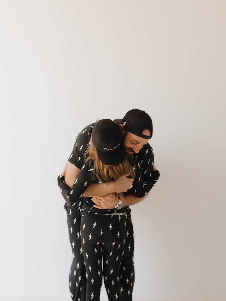 Forever French Baby - Vendita all'ingrosso Completo pigiama - Bambini - Pigiama a due pezzi in bambù | Midnight Lightning Bolt6