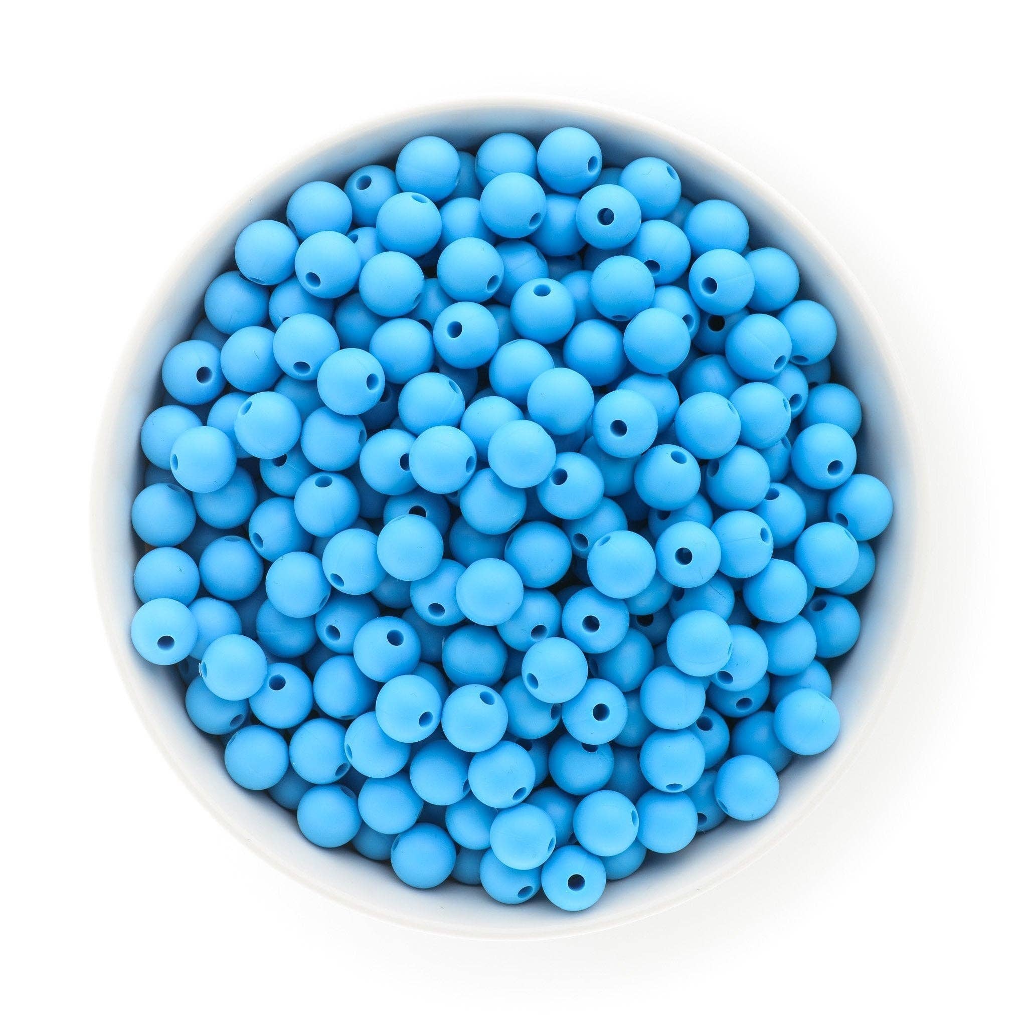 Cara & Co Silicone Craft Supply – Missangas por atacado – Contas redondas de silicone de 9 mm57